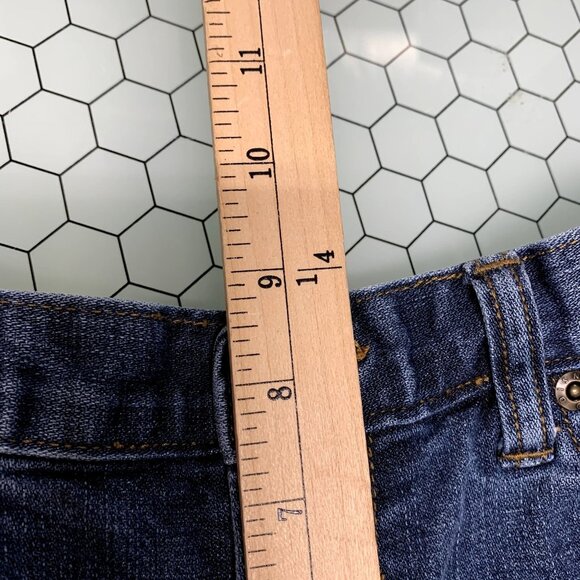 Disney Parks WDW Jeans Womens 6 Mickey Mouse Embroidered Pockets Straight Leg - Picture 7 of 15